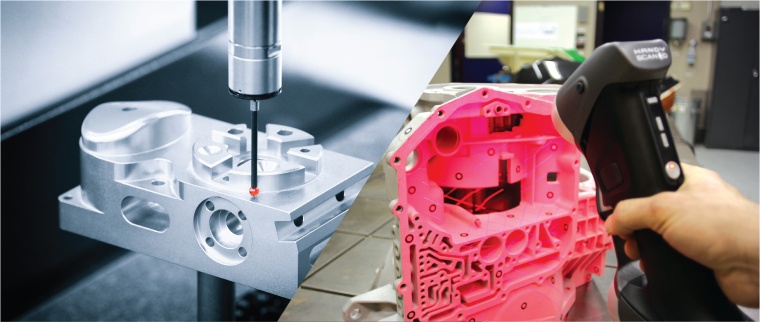 Koordinatenmessgerät vs. 3D-Scanning