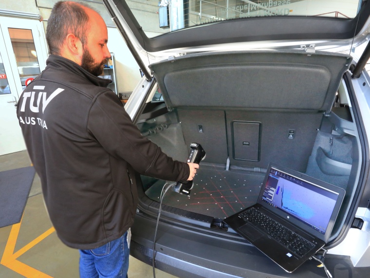 3D-Laserscanner für die Vermessung von Fahrzeugkomponenten