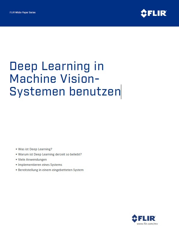 Deep Learning in Machine Vision-Systemen benutzen