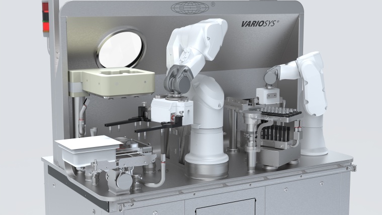 Das neue Maschinenmodul des flexiblen Produktionssystems VarioSys zum...