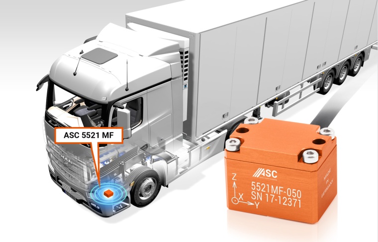 Die im LKW gemessenen Werte geben Rückschlüsse auf das Belastungsgeschehen am...