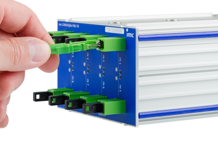 FBG-Messmodul imc CANSASflex FBG-T8