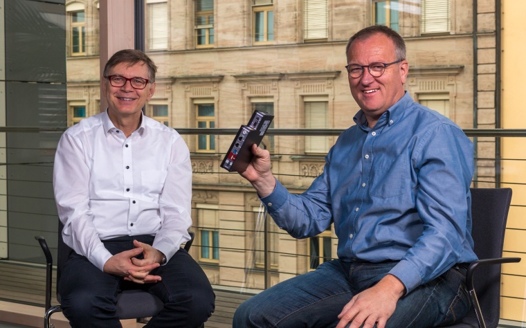 Im Gespräch: Ulrich Lettau (links), Vorstandsvorsitzender von Iba, und Andreas...