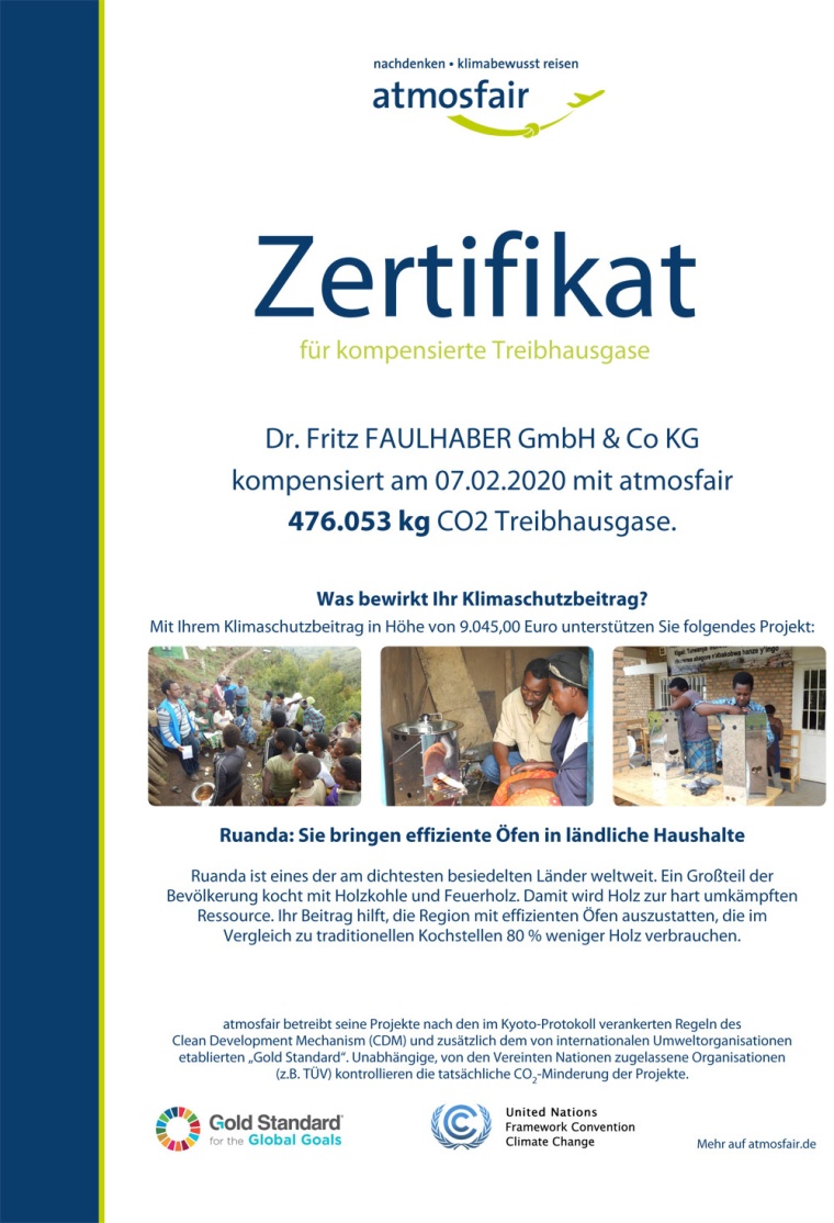 Der Antriebshersteller unterstützt das Atmosfair-Projekt „Effiziente Öfen...