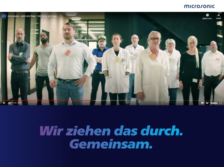Corona macht kreativ: Microsonic rappt