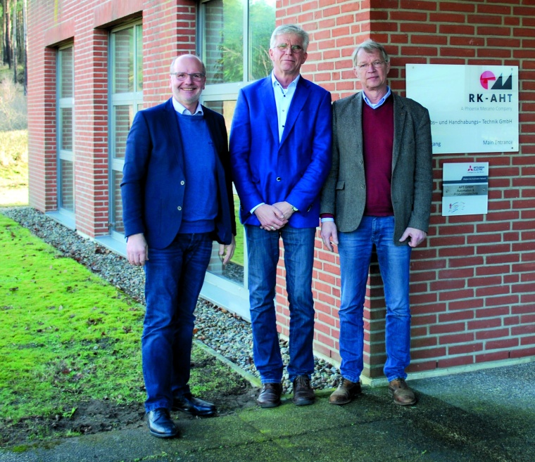 Das Führungstrio der RK Automatisierungs- und Handhabungstechnik GmbH: Franz...