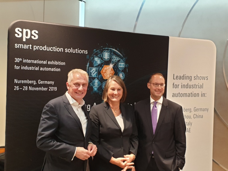 Martin Roschkowski (Mesago), Sylke Schulz-Metzner (Mesago) und Christian Wolf...