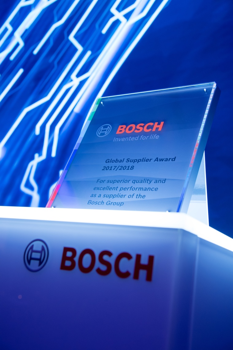Pepperl+Fuchs erhält Bosch Global Supplier Award