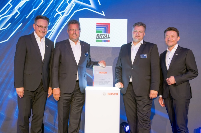 Bosch verleiht Global Supplier Award an Rittal