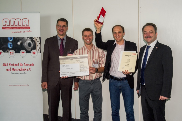l-r: Prof. Dr. Andreas Schütze (Juryvorsitzender, Universität d. Saarlandes),...