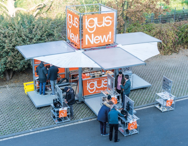 Igus startet mobile Hausmesse