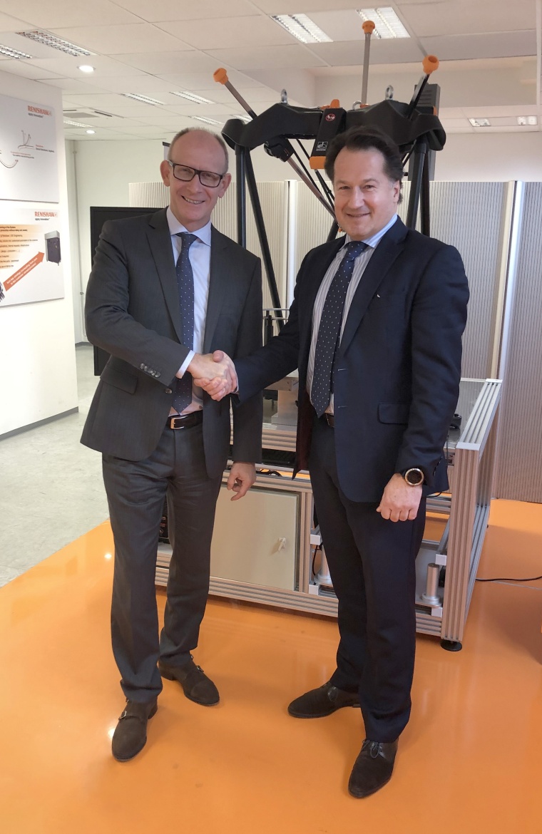 Heiko Müller (l.) übernimmt das Renishaw-Geschäft in Deutschland und...