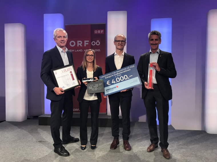 Keba gewinnt OÖ Landespreis für Innovation 2018
