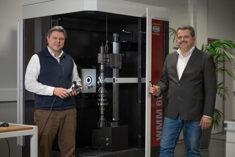 Die neue Geschäftsführung von Schneider Messtechnik: Neuzugang Andreas...