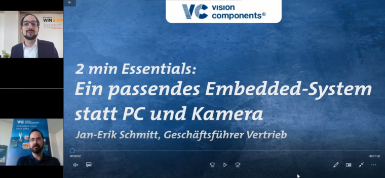 Ein passnedes Embedded-System statt PC und Kamera: Die 2 Min Essentials mit...