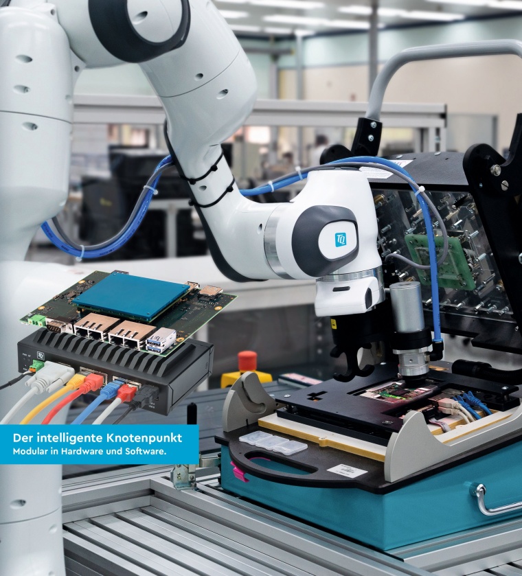Ein Embedded-PC in der Fertigung von TQ-Systems (Bild: TQ Group)