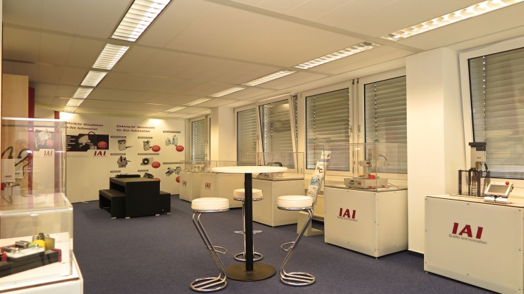 Ein Blick in den neuen Showroom. Bild: IAI / A View of the new Showroom. Image:...