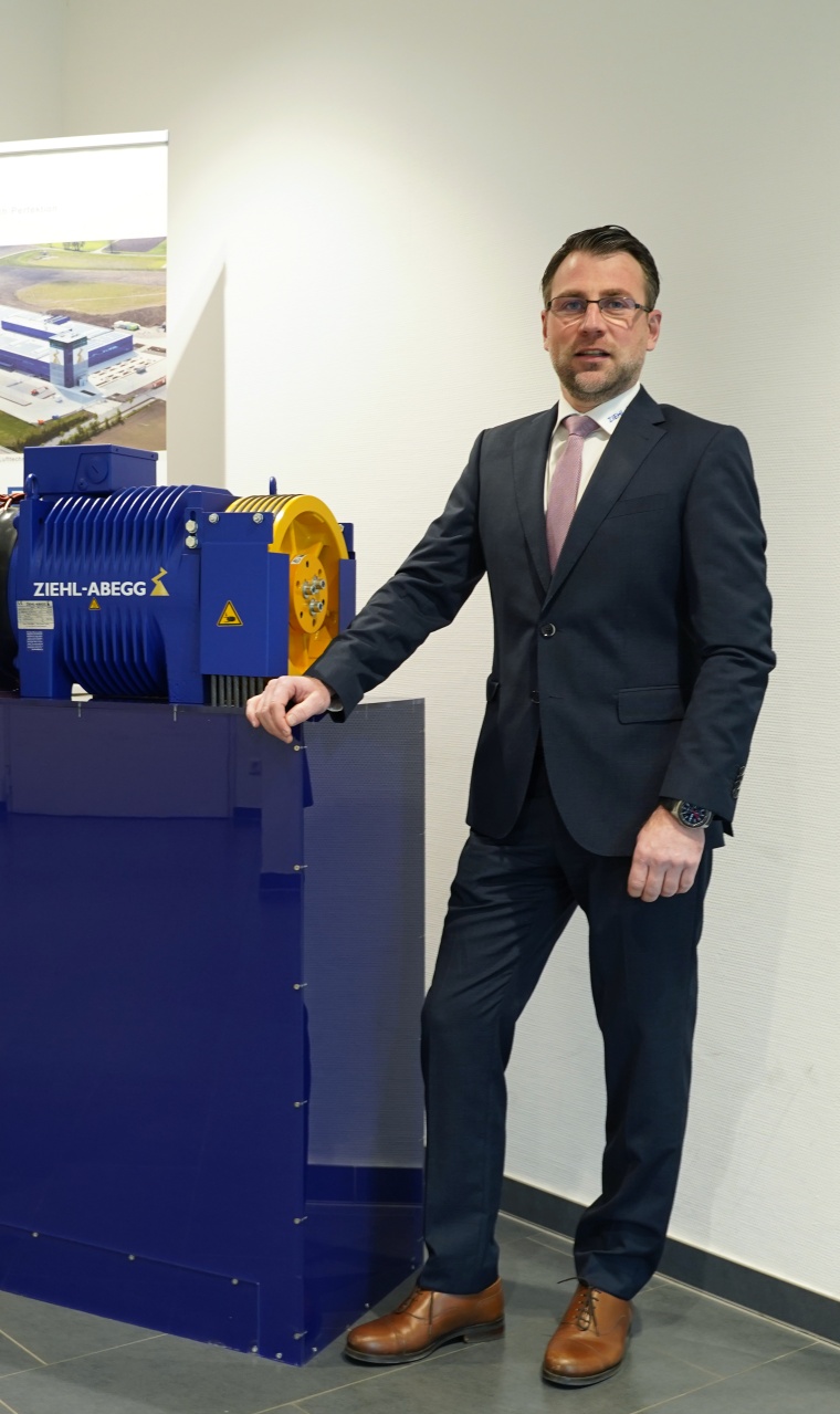 Oliver Vahsen verantwortet den Vertrieb Antriebstechnik bei Ziehl-Abegg. Bild:...