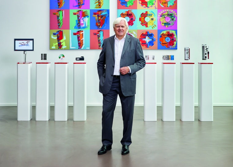 Hans Beckhoff, Gründer und geschäftsführender Inhaber von Beckhoff...