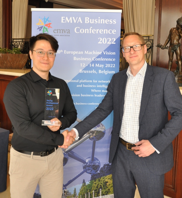 Der letztjährige Preisträger des EMVA Young Professional Award 2022 Karsten...
