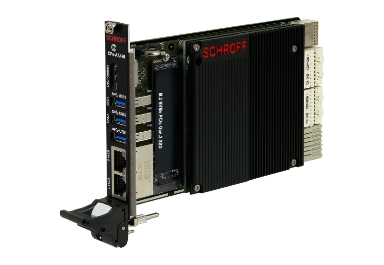 Die 4TE PXI Carrier von nVent mit COMs von Congatec bauen deutlich flacher als...