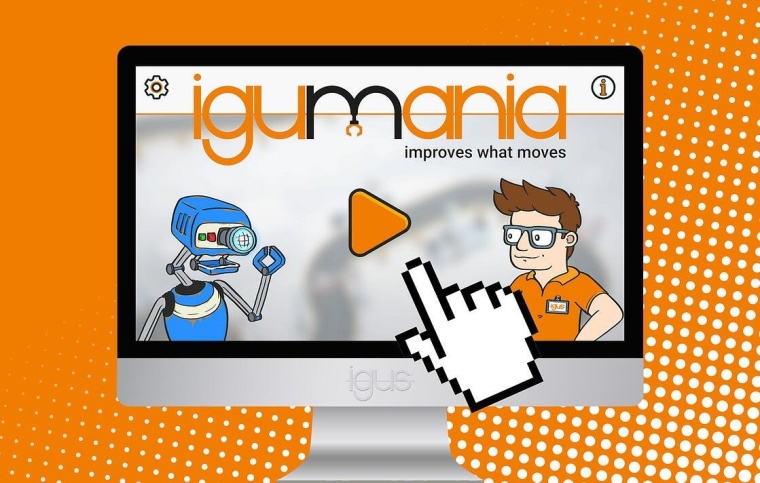 Mit dem Online-Spiel igumania werden motion plastics noch erlebbarer. Bild: Igus