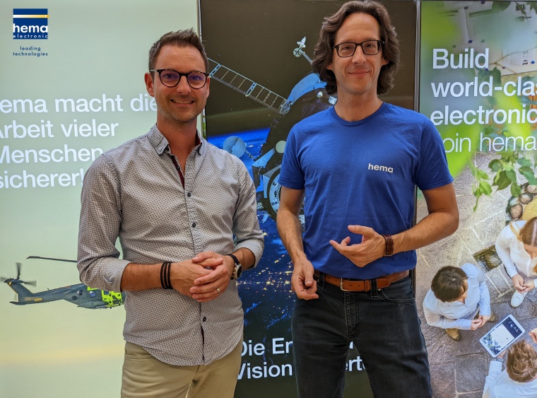 Geschäftsführer Oliver Helzle (rechts), der den Vertrieb kommissarisch...