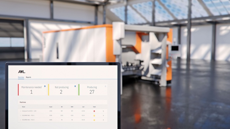 Das Dashboard-System Lyla sammelt Daten von verschiedenen Maschinen, wertet sie...