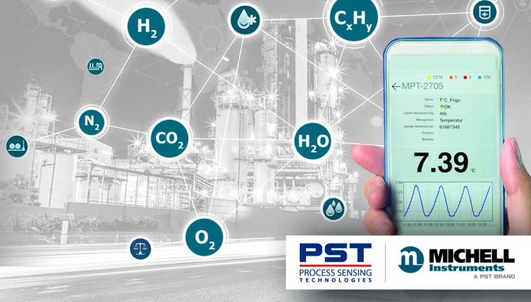 Michell Instruments hat sich in Process Sensing Technologies PST umbenannt....