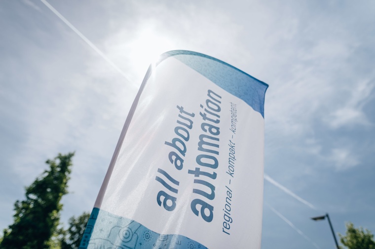 All About Automation zeigt regional Flagge. Bild: Easyfairs