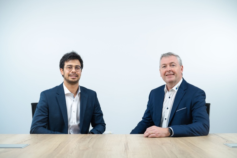 Neue MVTec-Mitarbeiter in Frankreich: Martin Delabre (links) und Marc Dumont...