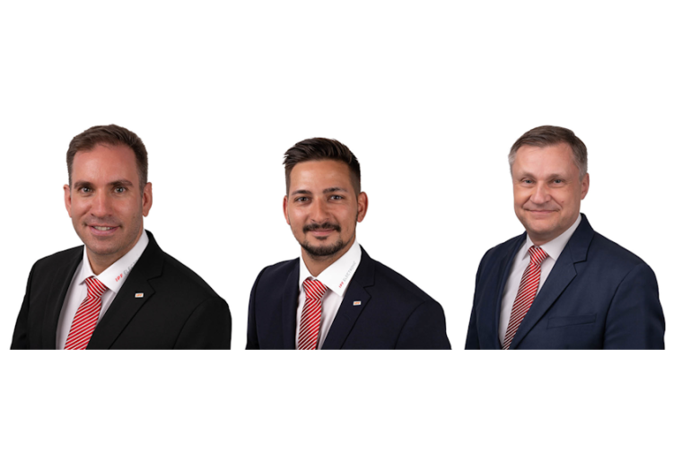 Christian Büttner, Florian Finkbeiner und Frank Stricker (von links)...