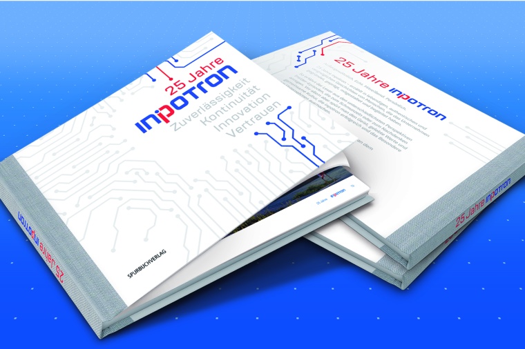 Das Jubiläumsbuch von Inpotron. Bild: Inpotron