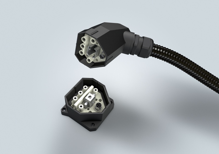 Mit dem Smart Electrical Connector (SmEC) liefert Harting ein...
