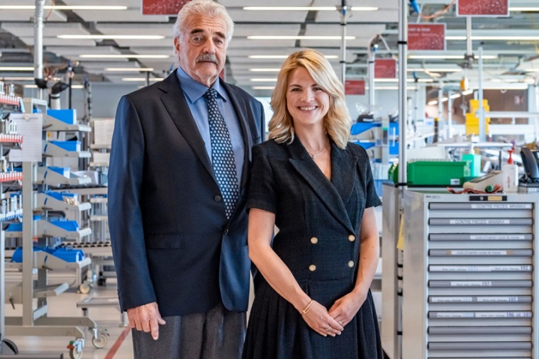 Peter Fischer und seine Tochter Sabrina Brossard (Quelle: Conextivity)