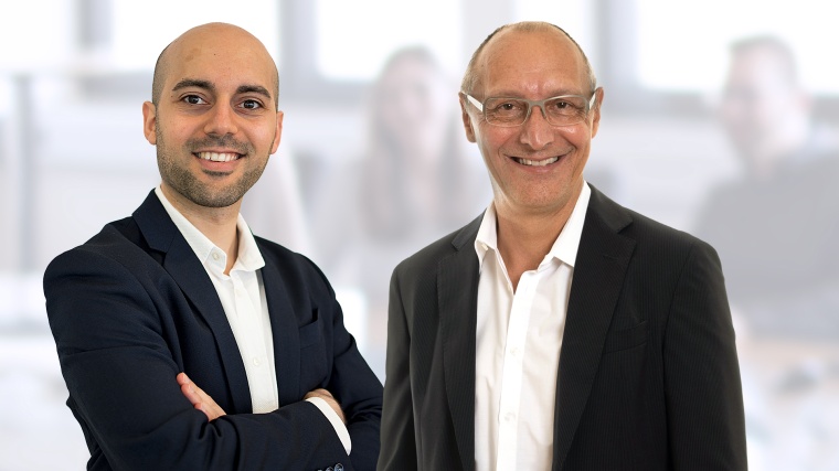 Mehmet-Ali Sönmez (links) und Urs Bürge. Bild: KEB Automation