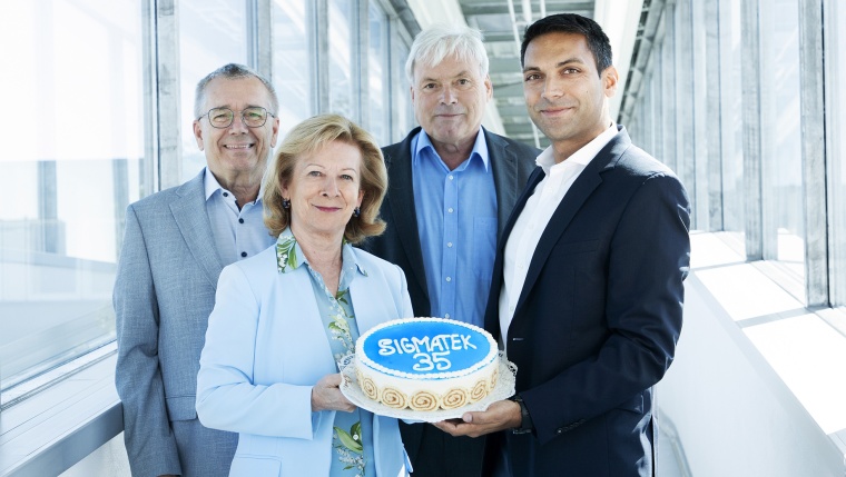 V.l.n.r.: Theodor Kusejko, Marianne Kusejko, Andreas Melkus und Alexander...