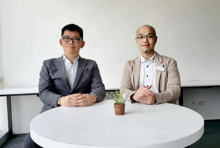 Jash Chu and Edward Tsai, who were already working in the sales office in...