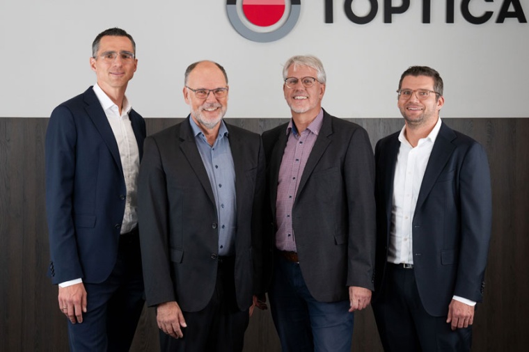 (v.l.n.r.) Dr. Mathias Schindler (COO), Dr. Thomas Renner (CSO), Dr. Wilhelm...