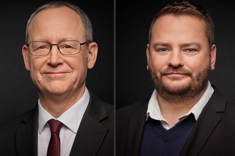 Chris Varney (l), Dan Barlow (Bild: Laser Components)