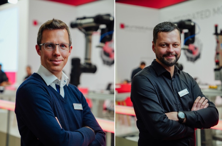 Florian Weißhardt (l.) und Tim Fröhlich. Bild: Synapticon