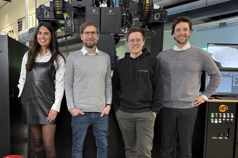 Kooperations-Gruppenbild von AMsight und Aconity3D (Bild: AMsight)