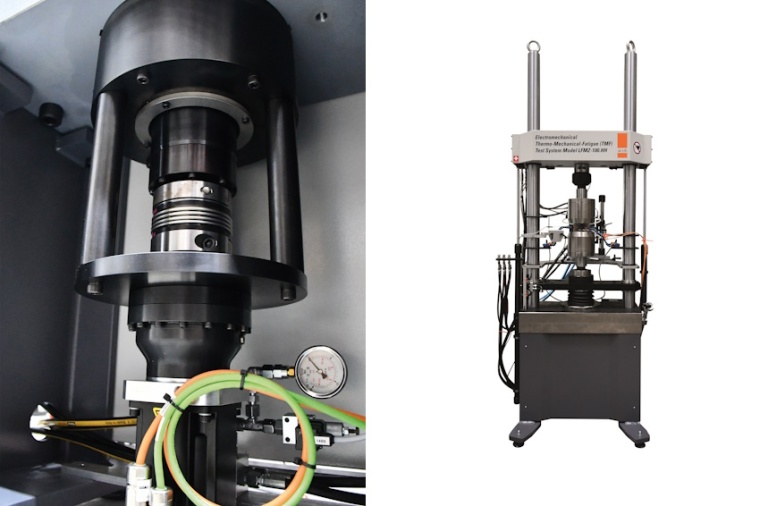 Die elektromechanische Zentralspindel-Prüfmaschine von Walter + Bai bestimmt...