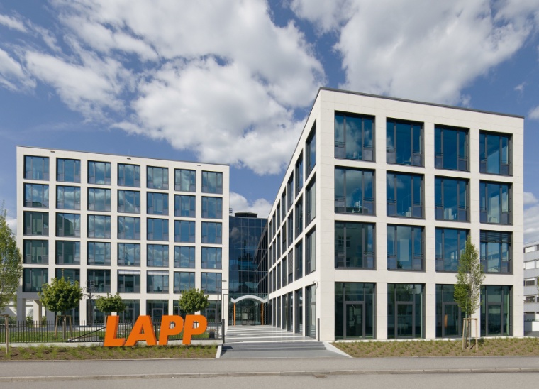 Die Europazentrale der Lapp-Gruppe in Stuttgart-Vaihingen. Bild: Lapp