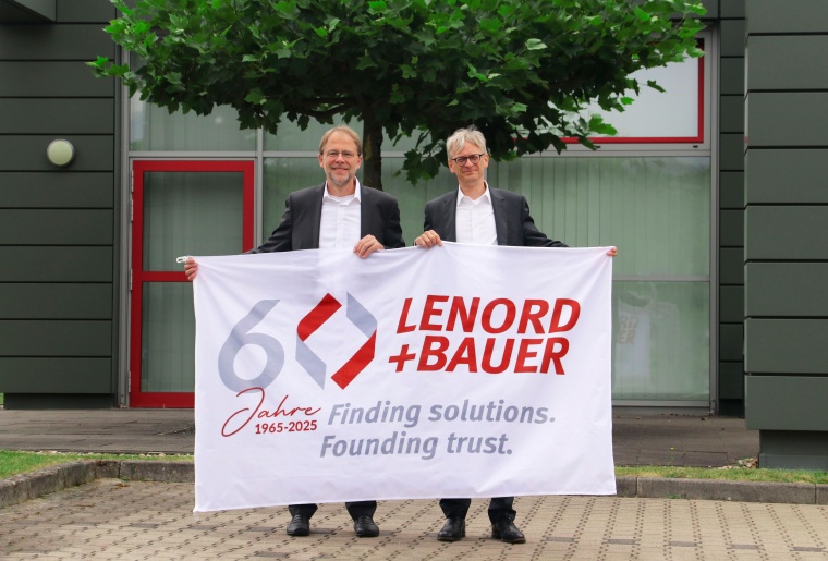 Dr. Rudo Grimm, Dr. Matthias Lenord. Bild / Image: Lenord+Bauer