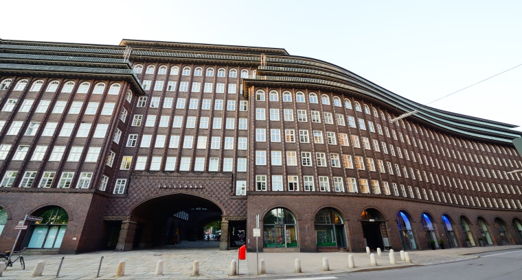 The Chilehaus in Hamburgs Old Town. Bild: Matrix Vision