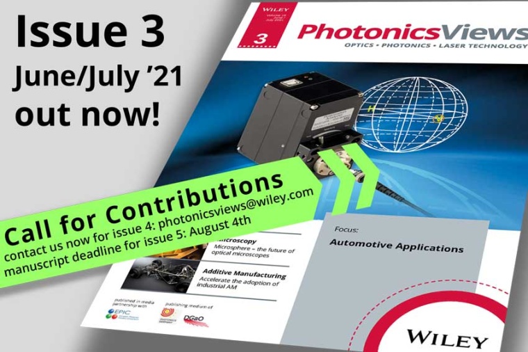 PhotonicsViews Volume 18, Issue 3, June/July 2021 (Wiley-VCH)