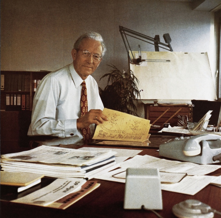 Firmengründer Erwin Sick. Bild: Sick / Founder Erwin Sick. Picture: Sick