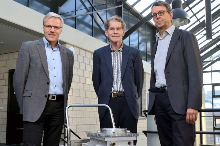 (l. t. r.) Wilhelm Meiners, Kurt Wissenbach, Andres Gasser (Source: Fh. ILT)