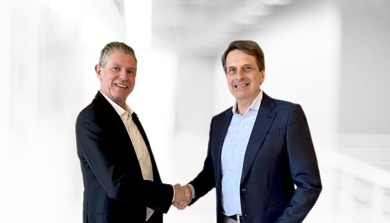 Christian Leeser, CEO, Fraba (right) and Christian-Erik Thöny, CEO of the...